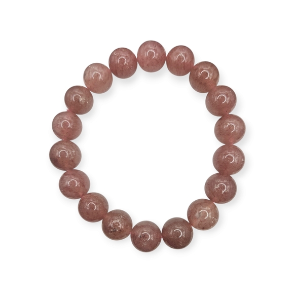 Strawberry Quartz Bracelet - Picture 3 of 3